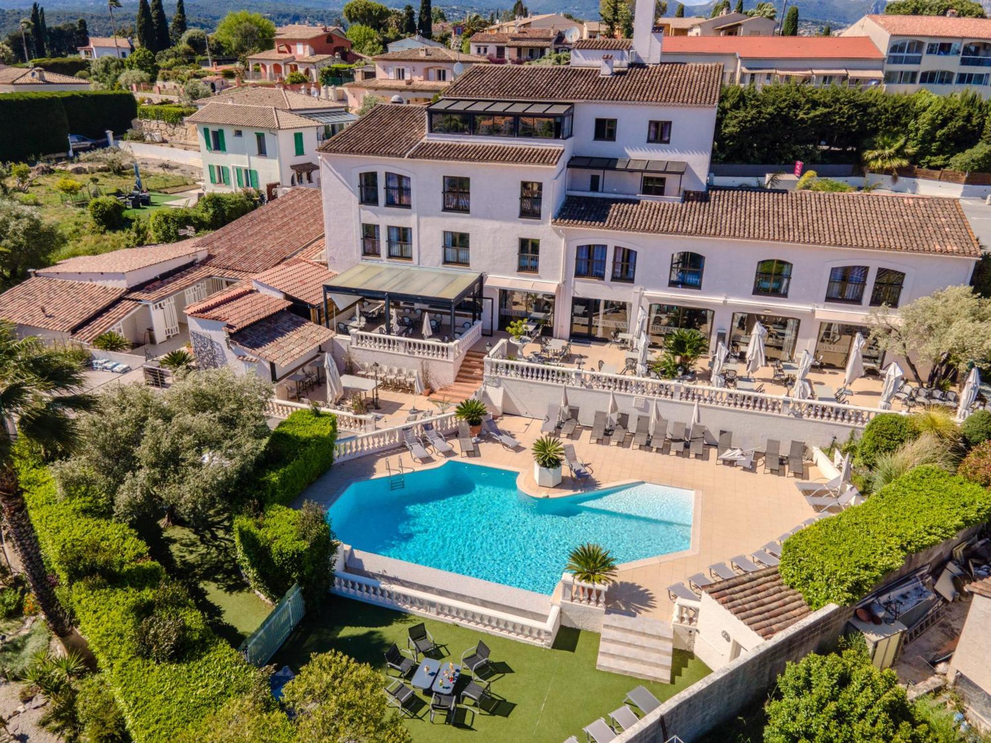Hotel & Restaurant Perla Riviera Villeneuve-Loubet Exteriér fotografie