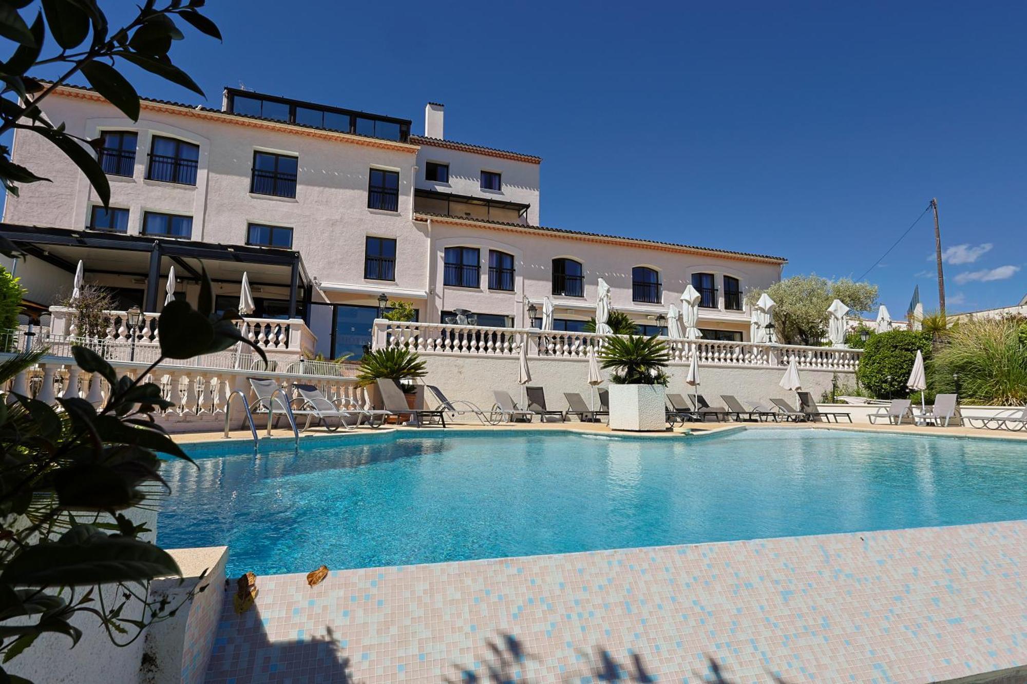 Hotel & Restaurant Perla Riviera Villeneuve-Loubet Exteriér fotografie